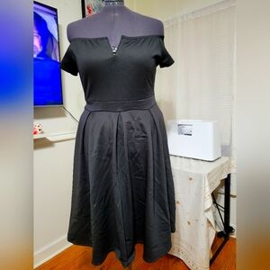 3X LALAGEN Women's Plus Size Vintage 1950s Party Cocktail Wedding Swing Midi Dre